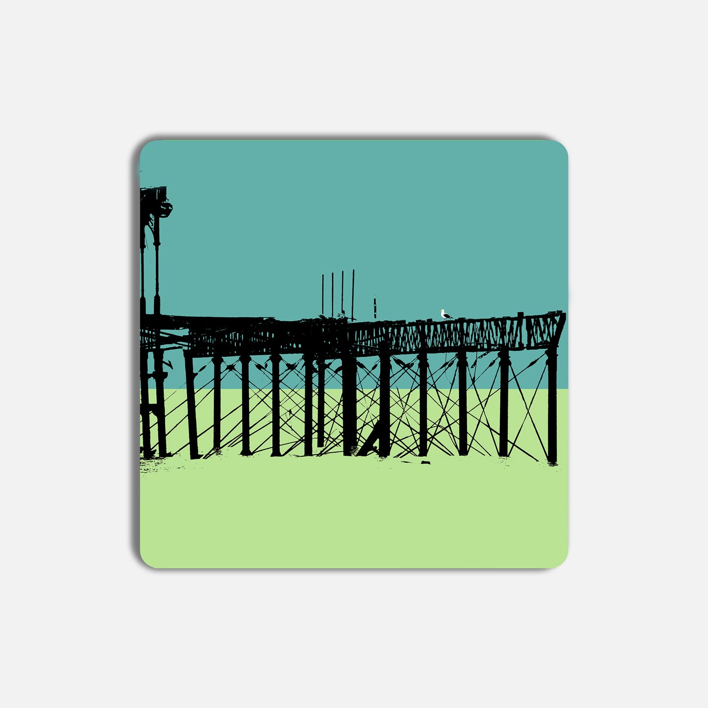 West Pier Coasters - Green