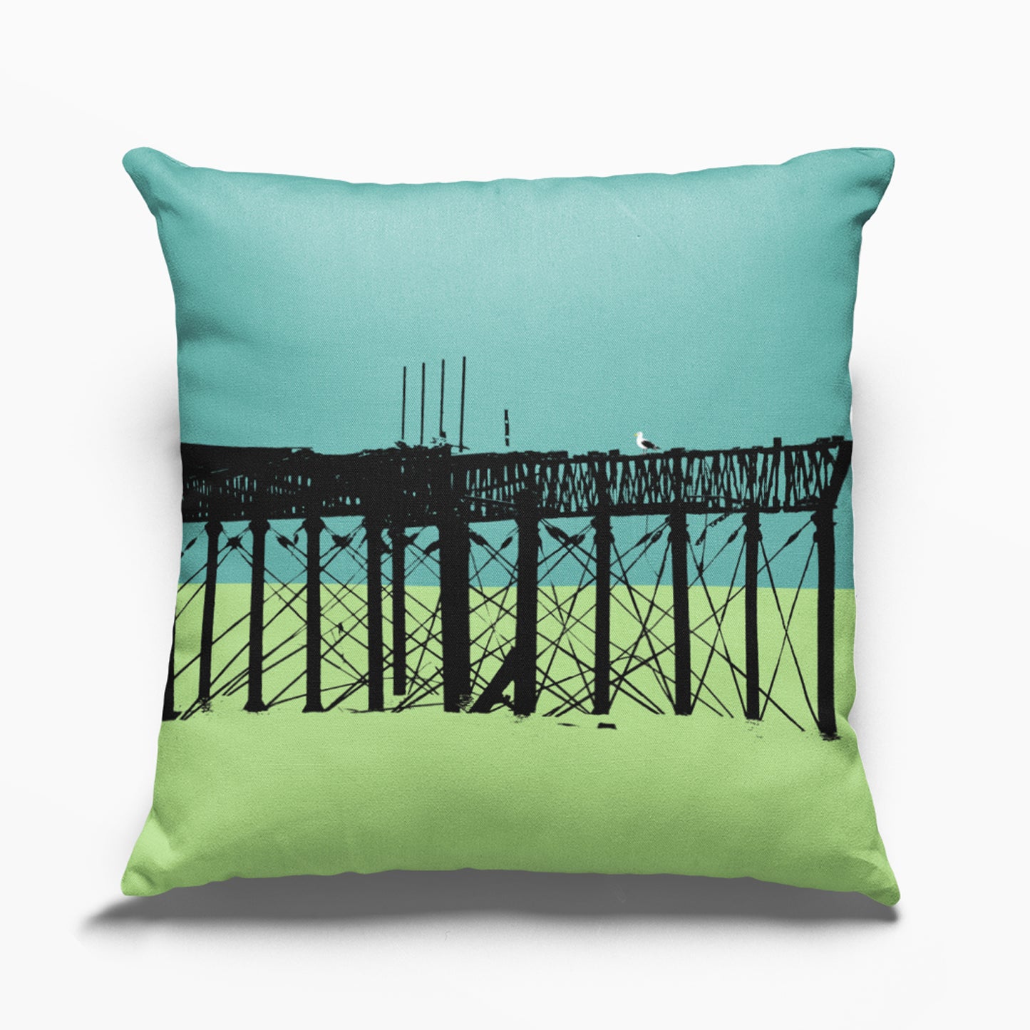 West Pier Cushion - Green