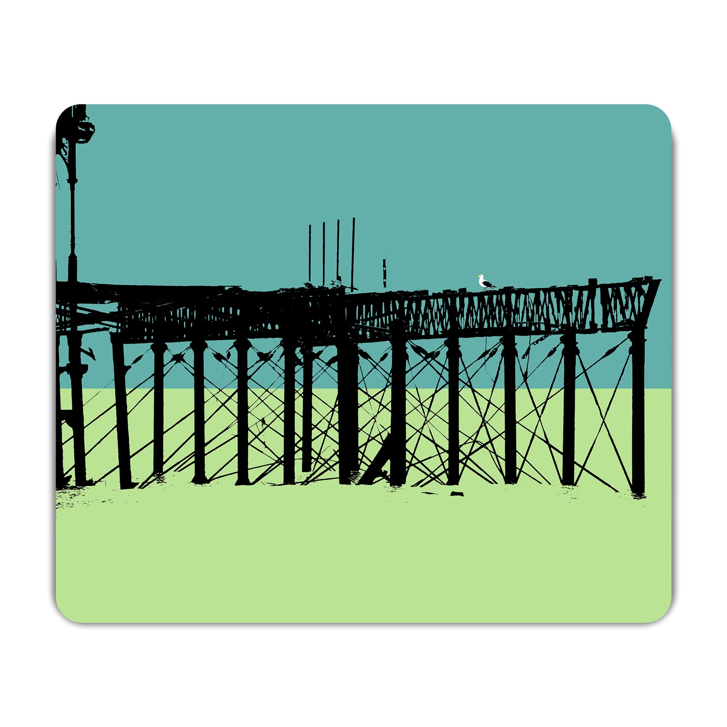 West Pier Placemats - Green