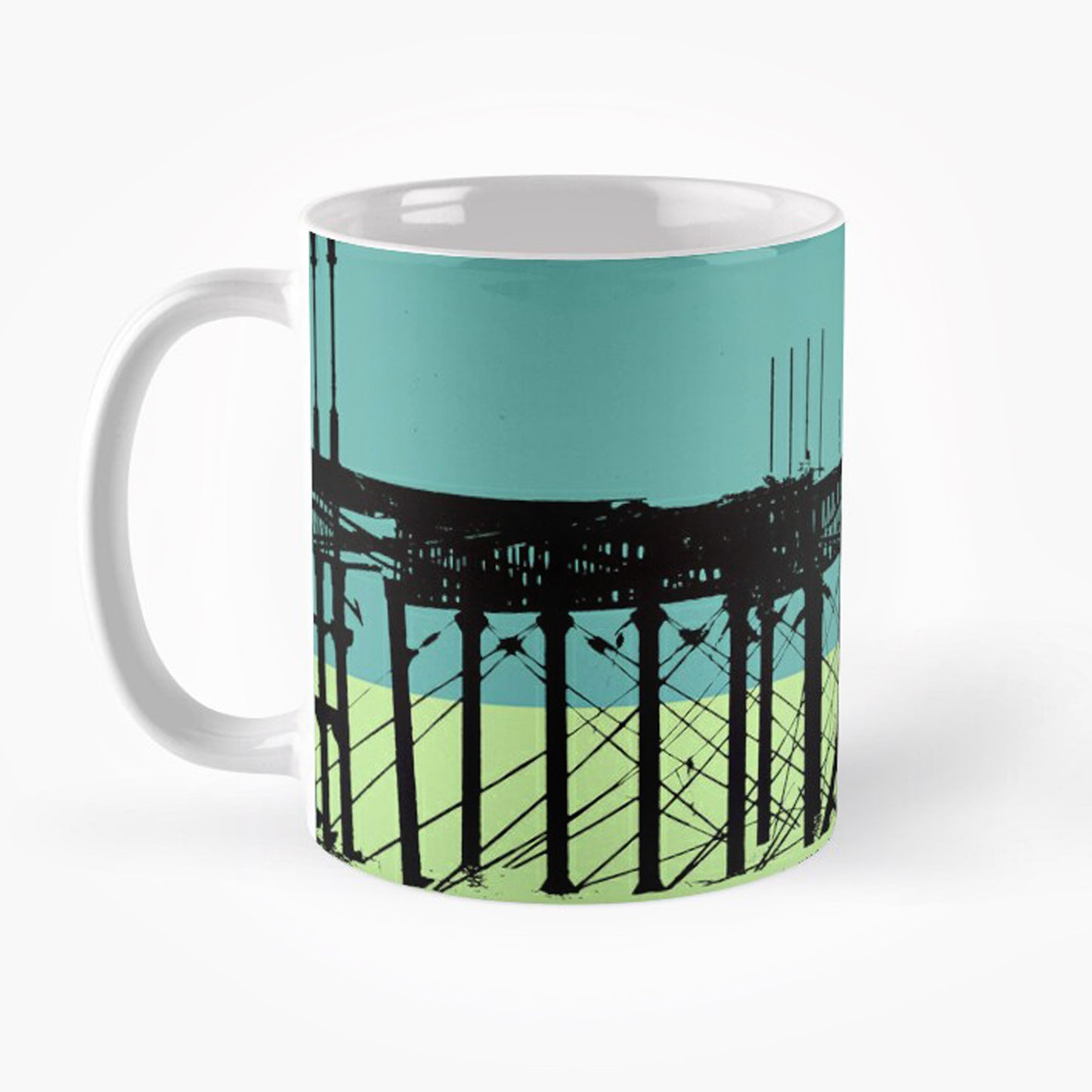 West Pier Mug - Green