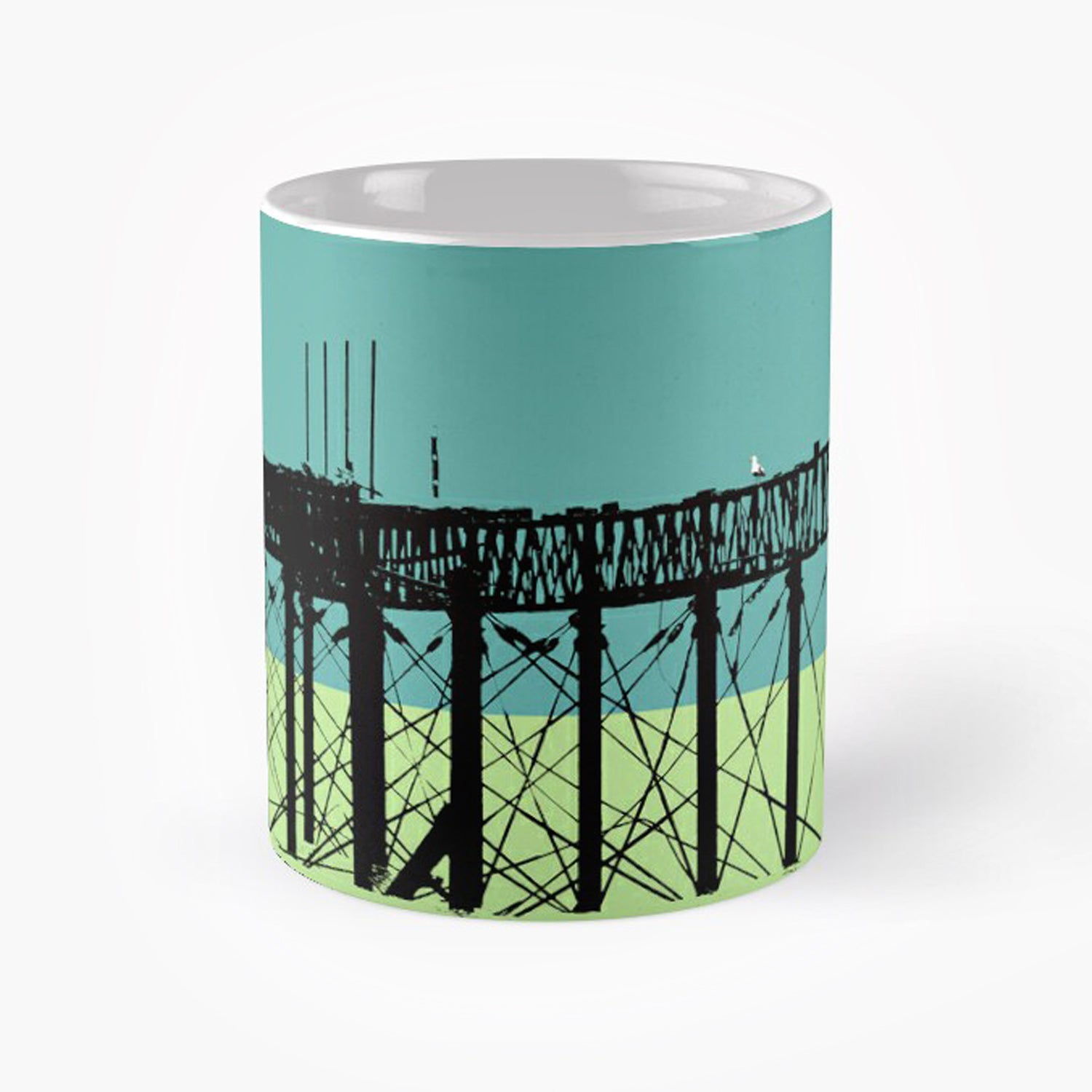 West Pier Mug - Green