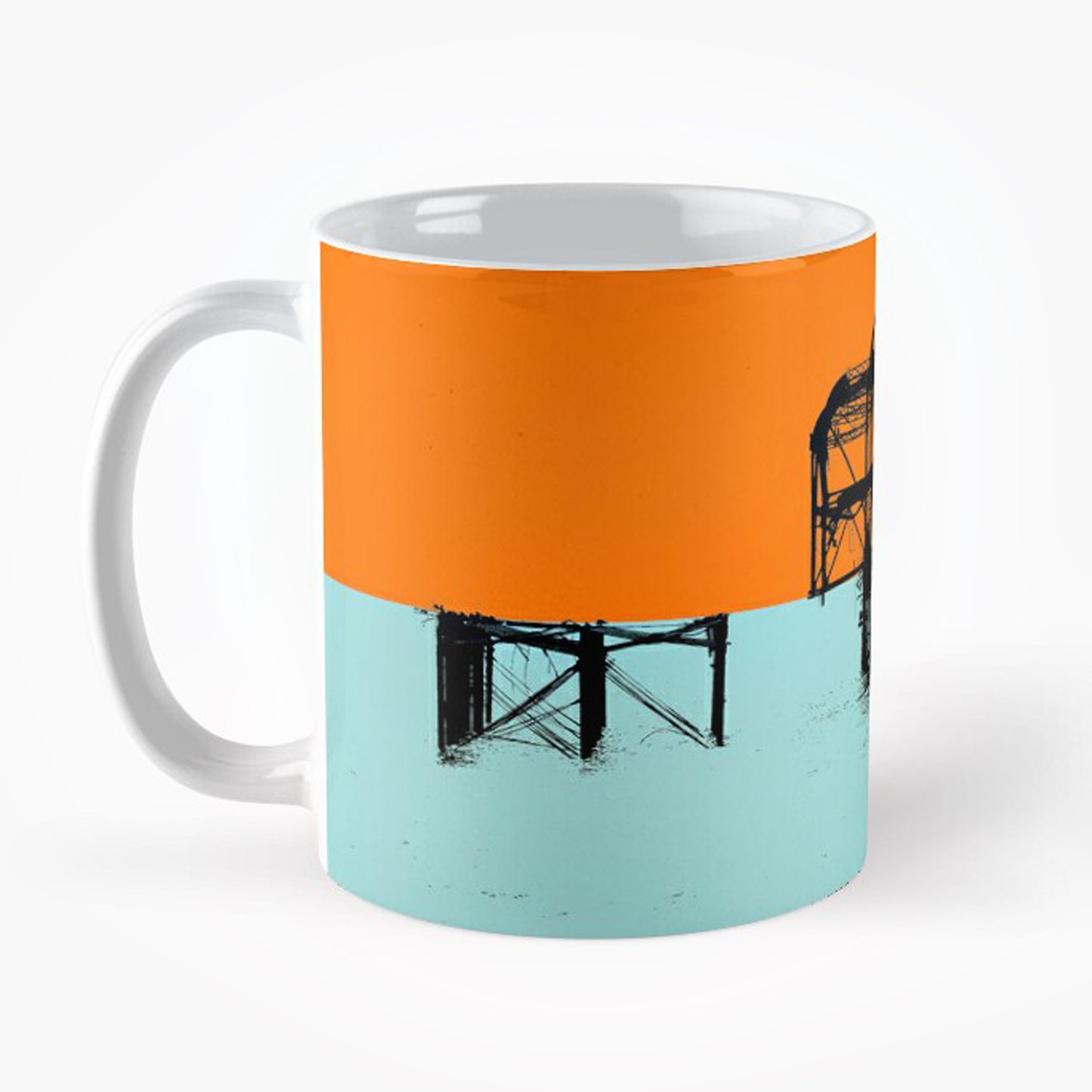 West Pier Mug - Orange