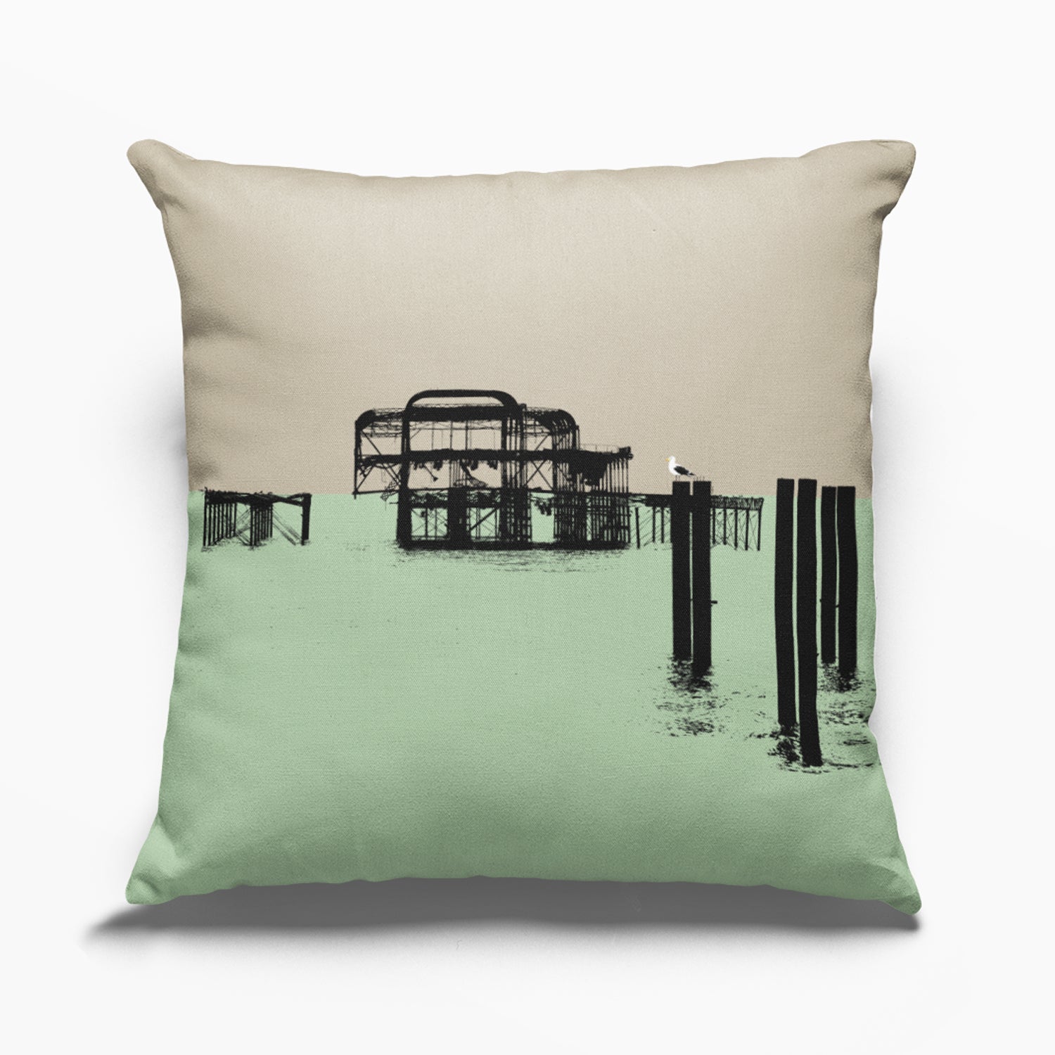 West Pier Cushion - Taupe