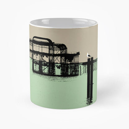 West Pier Mug - Taupe