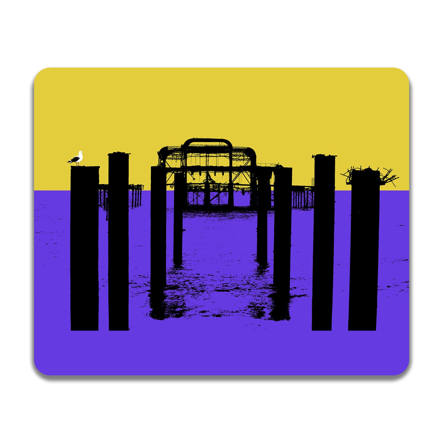 West Pier Placemats - Yellow