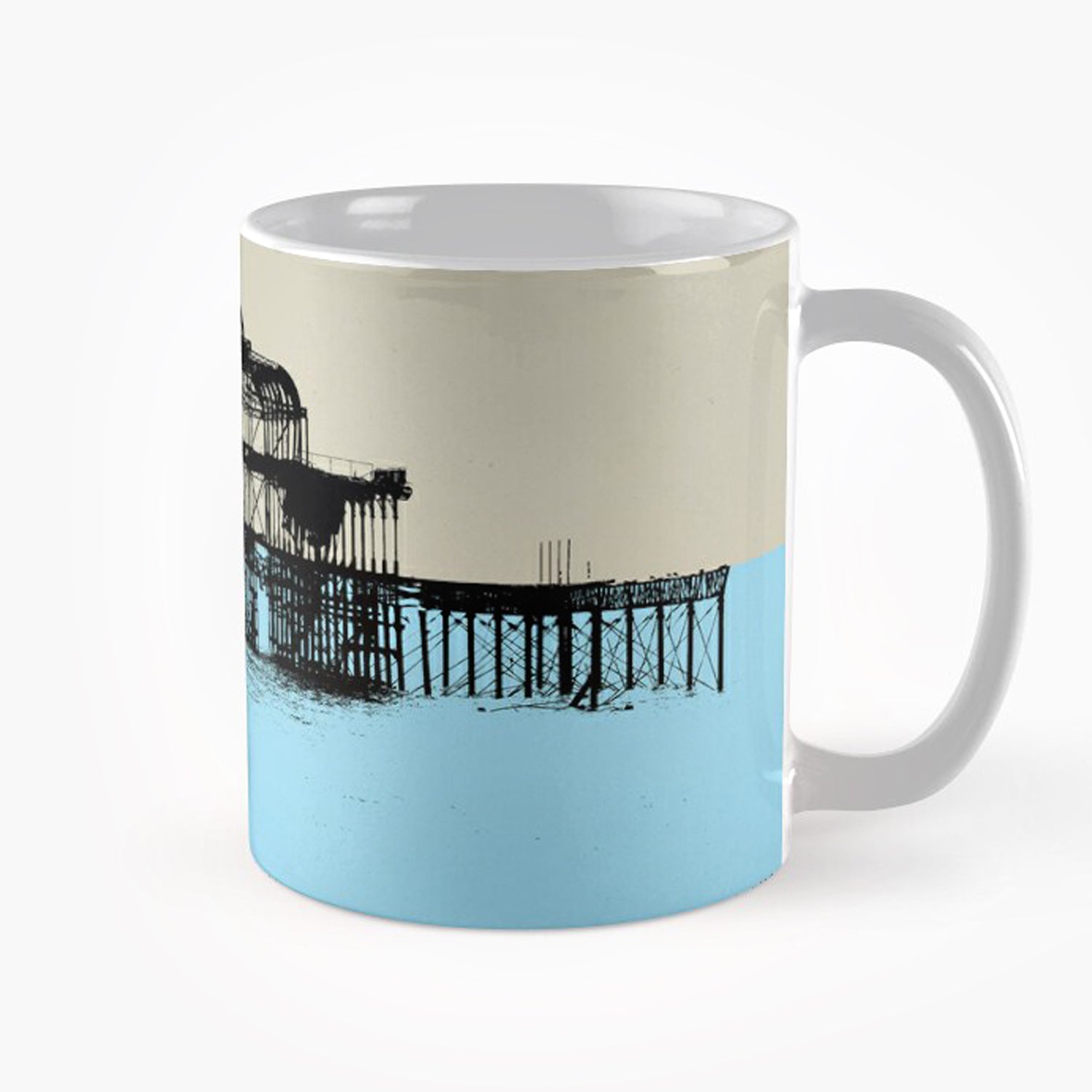 West Pier Mug - Beige