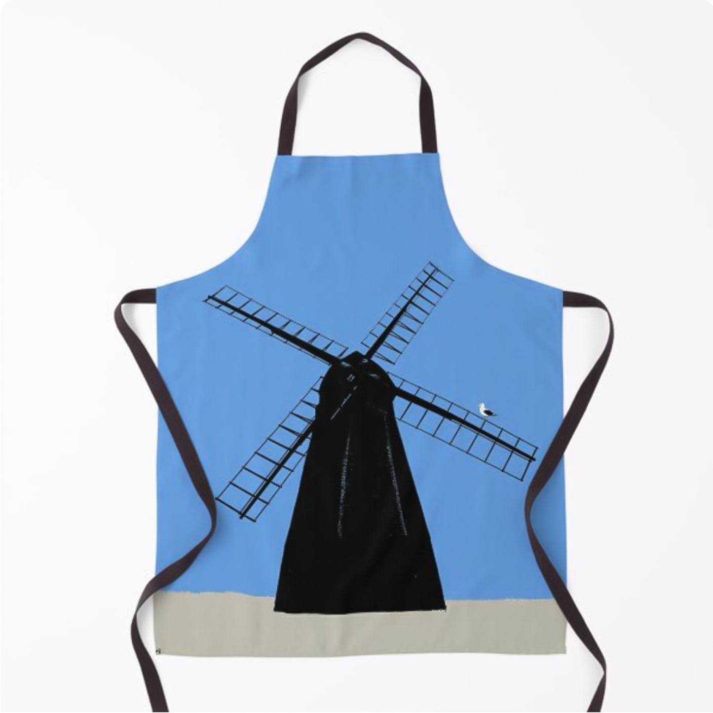 Rottingdean Windmill Apron - Blue