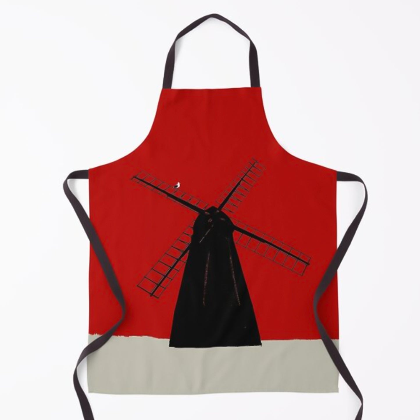 Rottingdean Windmill Apron - Red