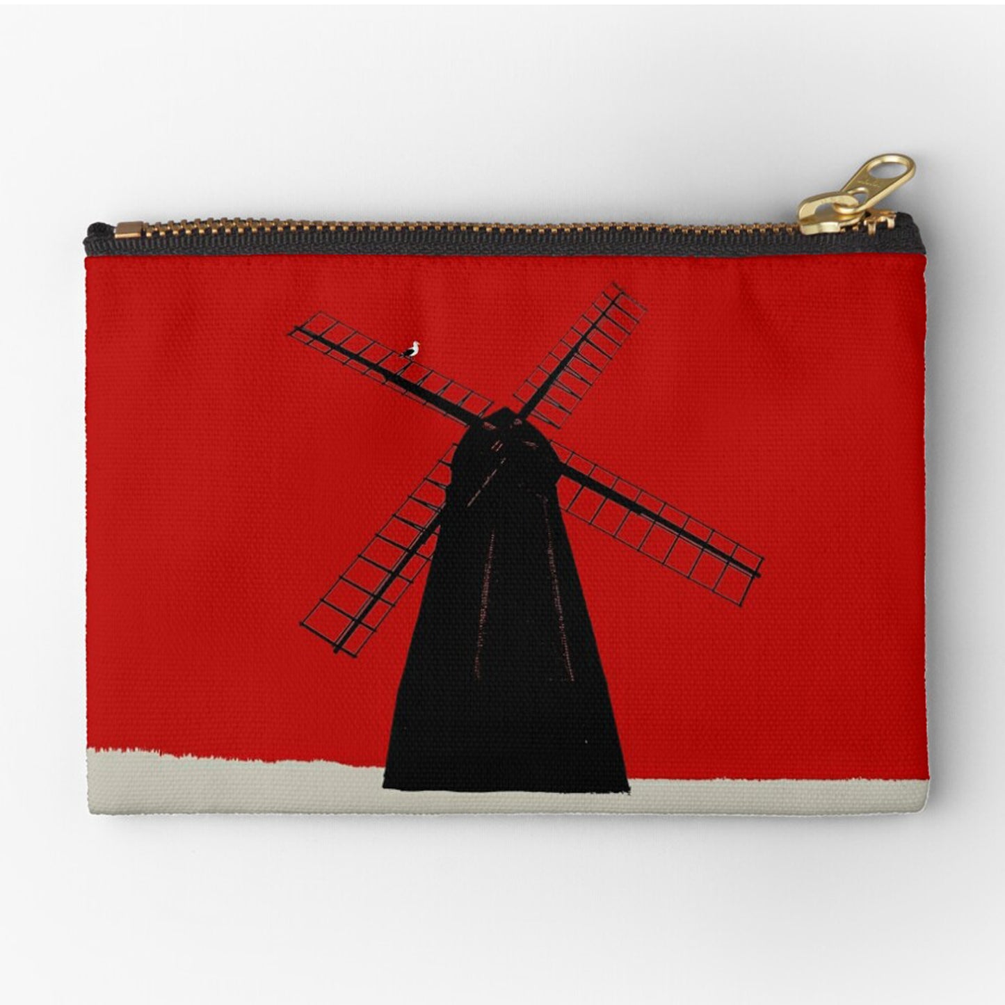 Rottingdean Windmill pouch - red