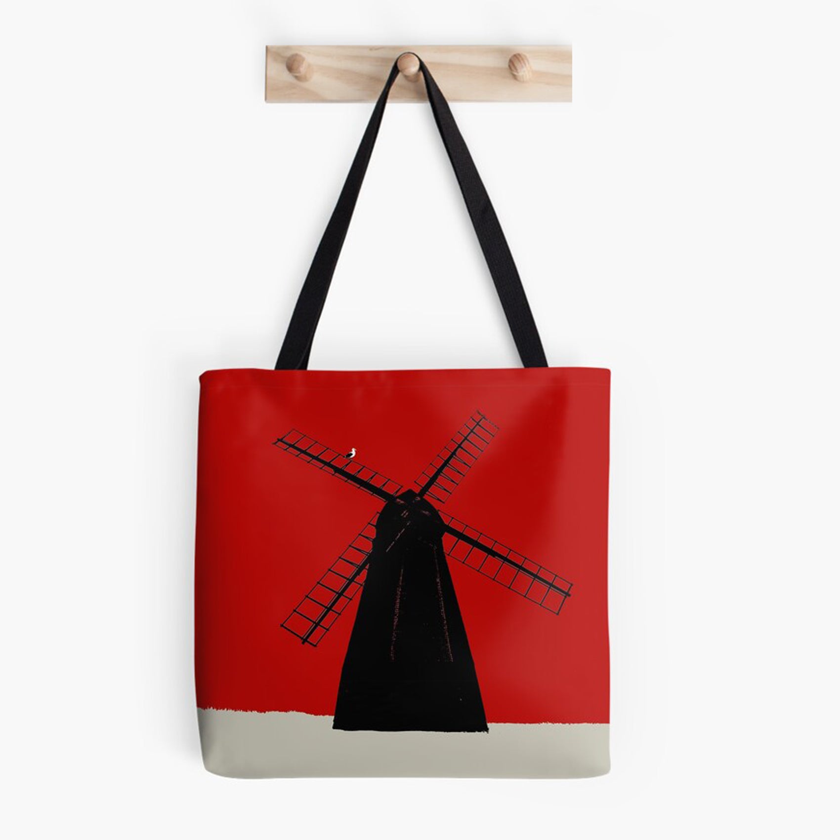 Rottingdean Windmill Bag - Red