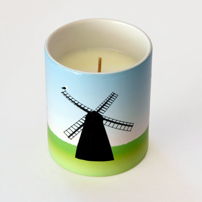 Luxury Ceramic Candle - Rottingdean Windmill by Billy Brighton