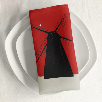 Rottingdean Windmill Napkin by Billy Brighton